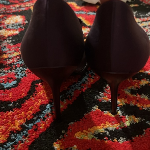 Stiletto eggplant high heels - Picture 6 of 7